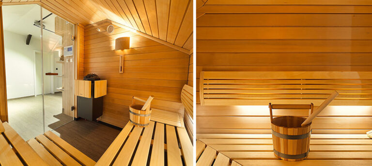 Podkrovná sauna | Aquamarine Spa