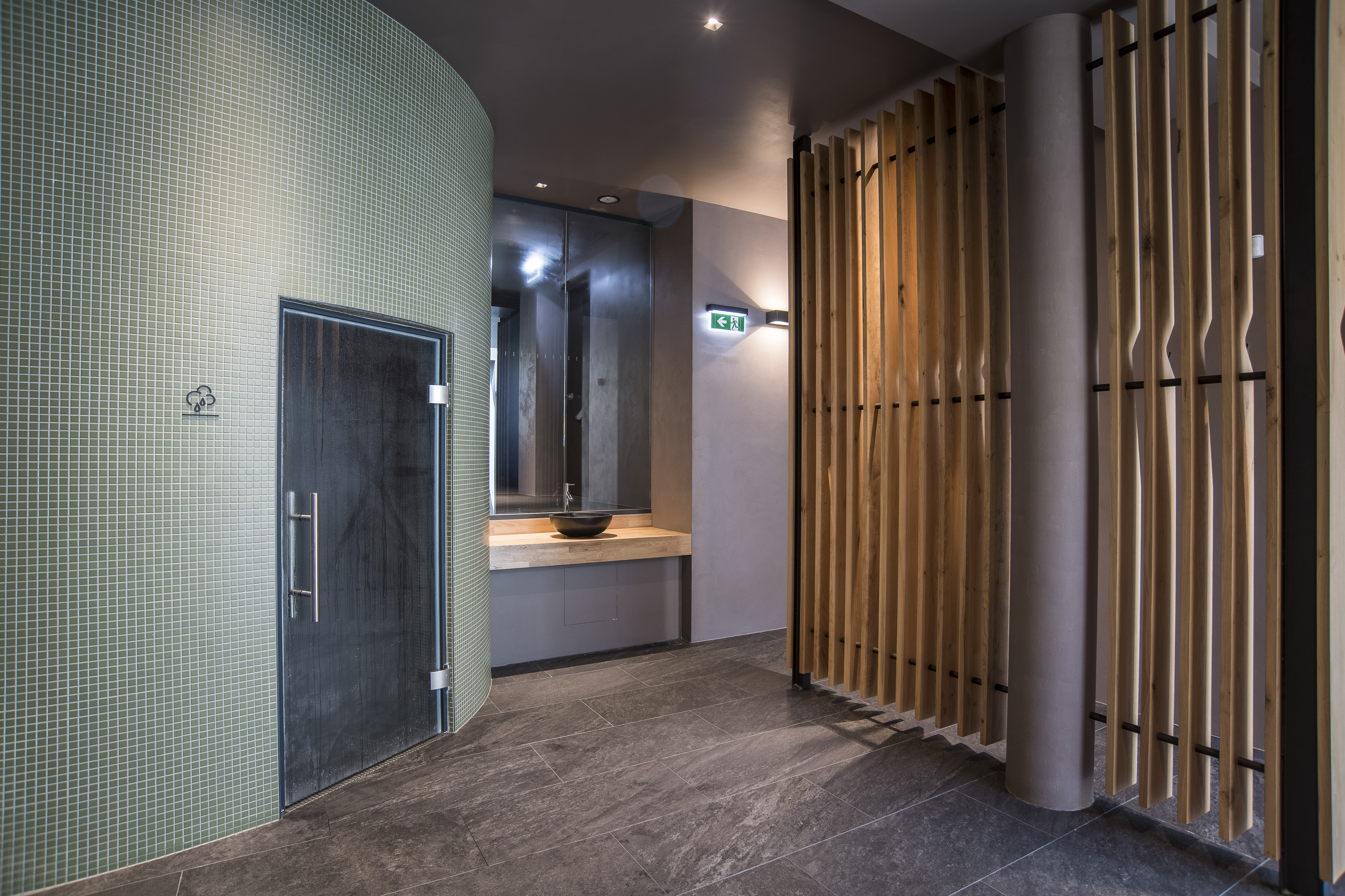 sauna a pára ve welness Vltavan _ Aquamarine Spa
