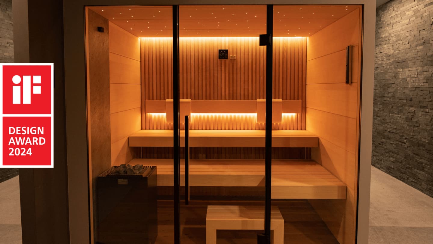 The TAO CONTI sauna has won the prestigious iF DESIGN AWARD!