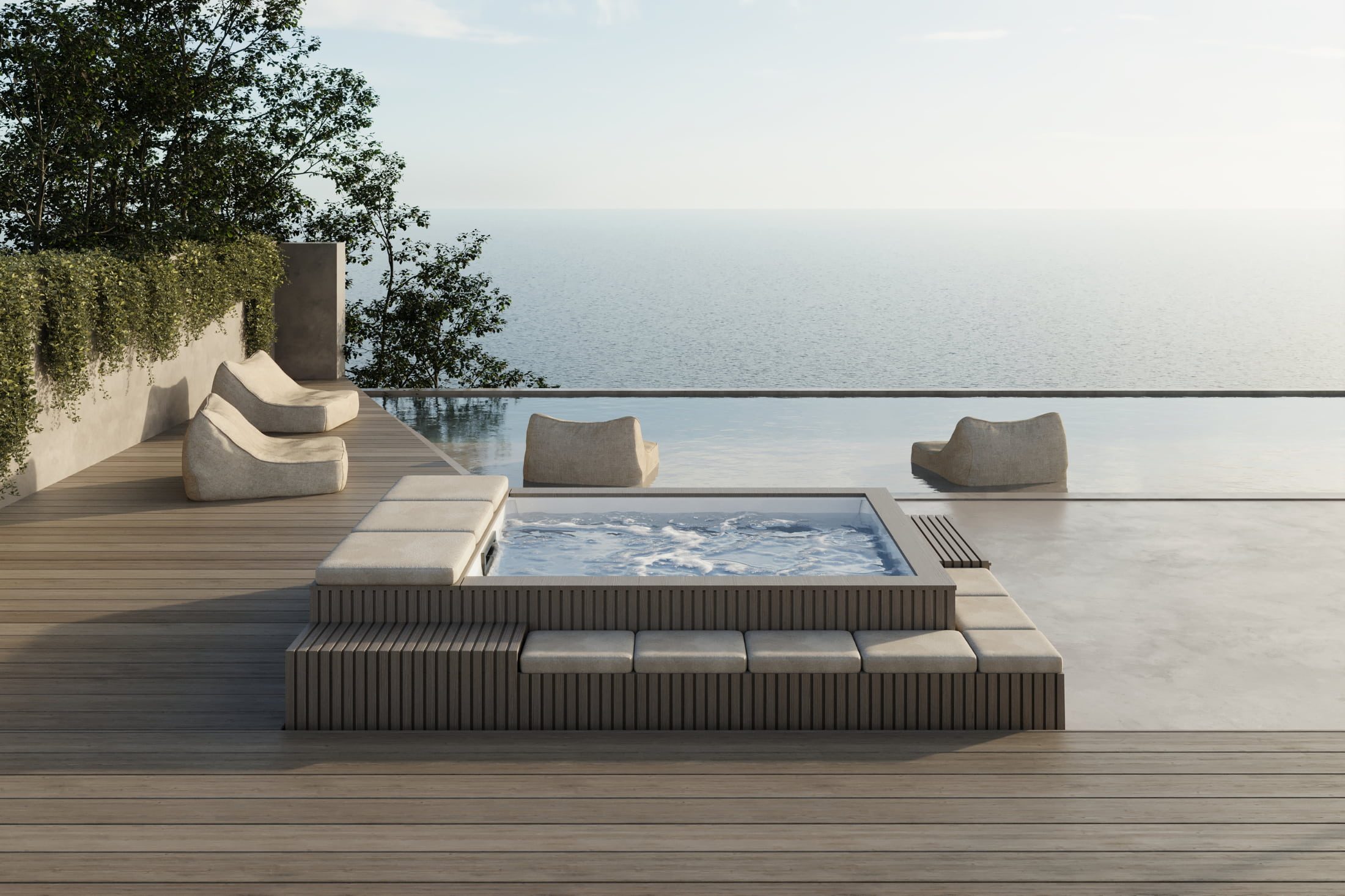 Aquamarine | Akrylátové vířivky: kvalita a design od portugalského výrobce Portcril