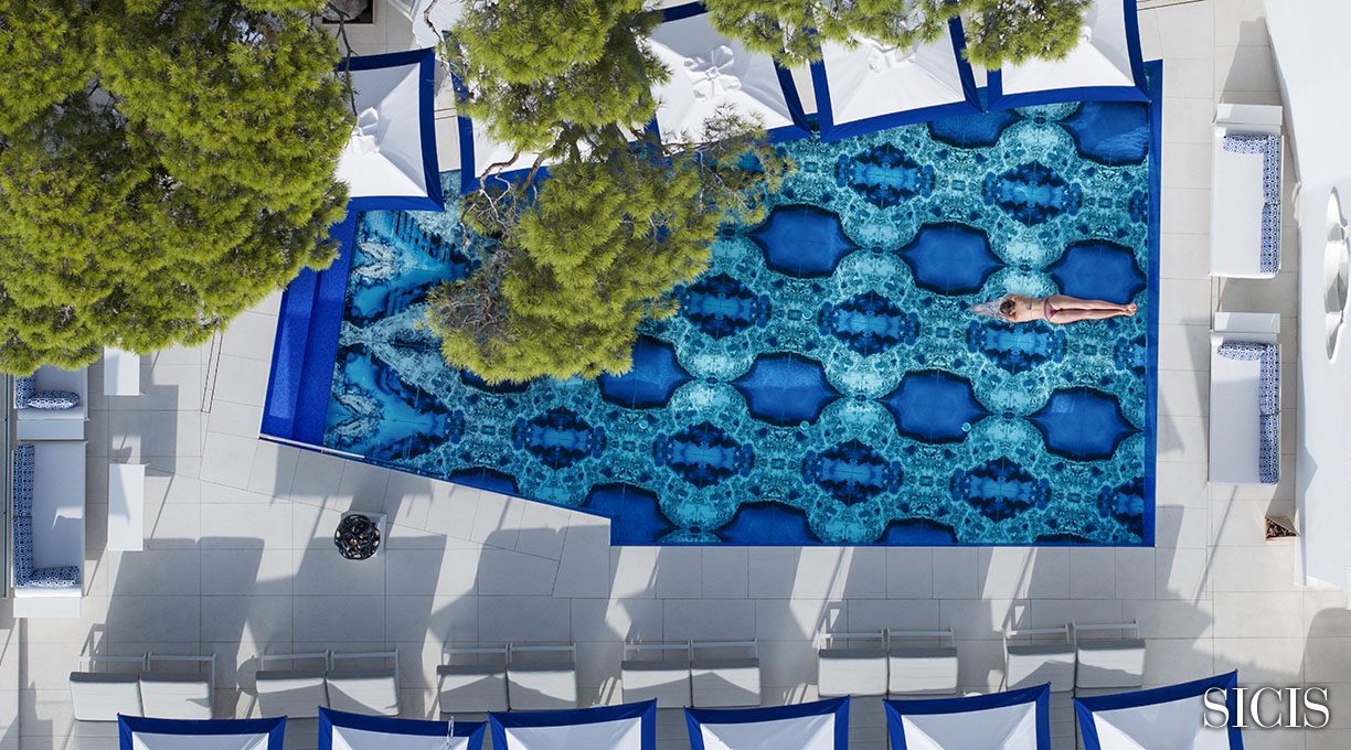 Gem Glass Pool od Imaginox a Sicis