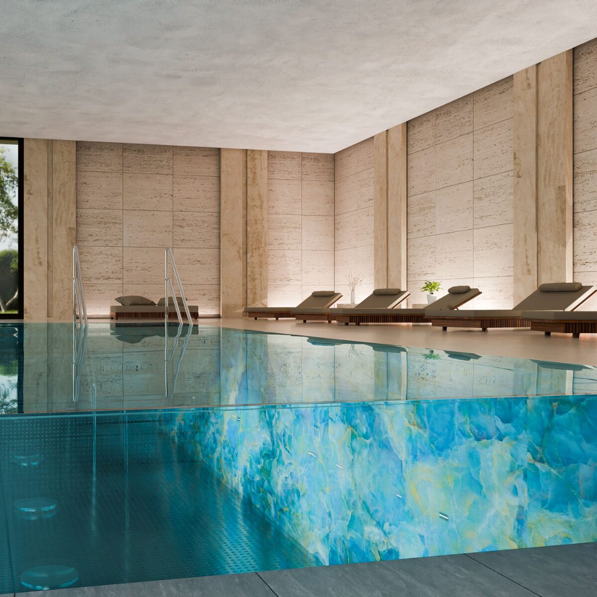 Gem Glass Pool od Imaginox a Sicis